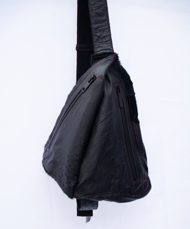 Black Ostrich Pony | Sling