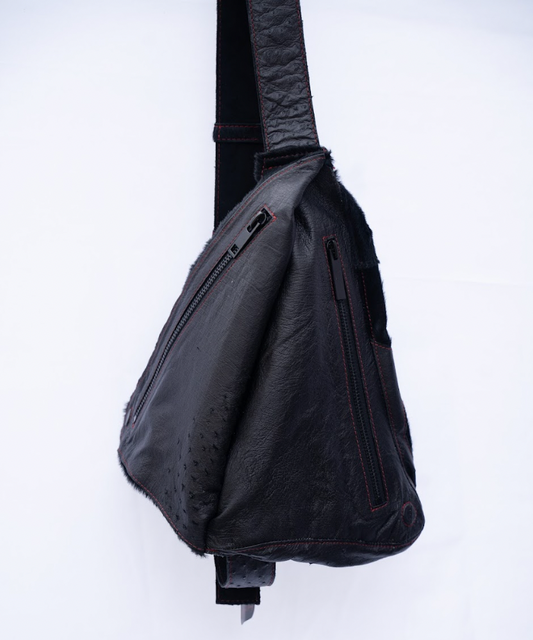 Black Ostrich Pony | Sling