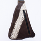 Brownish Grey Wrinkled Leather w/ Snakeskin