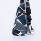 Dark Blue Pony w/ Croc Pocket Sling Back