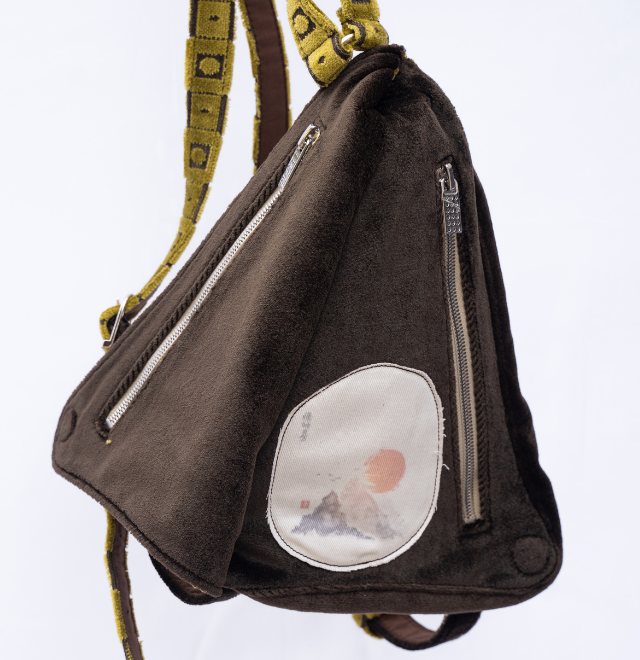 Gold Brown Retro | Backpack