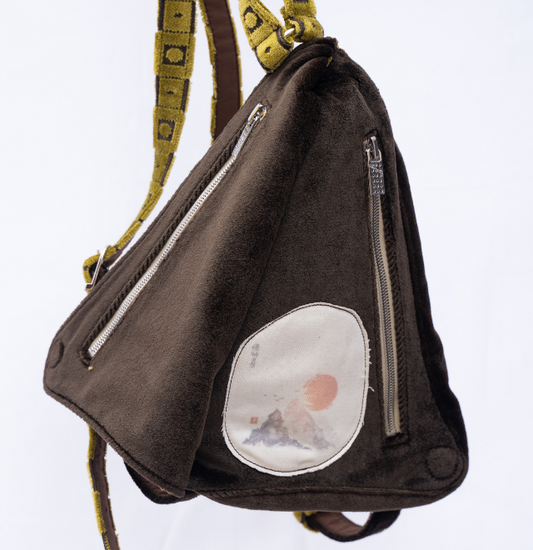 Gold Brown Retro | Backpack