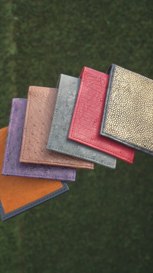 Premium Exotic Leather Wallet Collection
